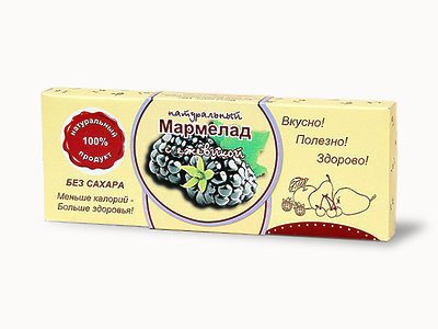№2 Мармелад натуральный "Ежевика" 140г в Петропавловске-Камчатском