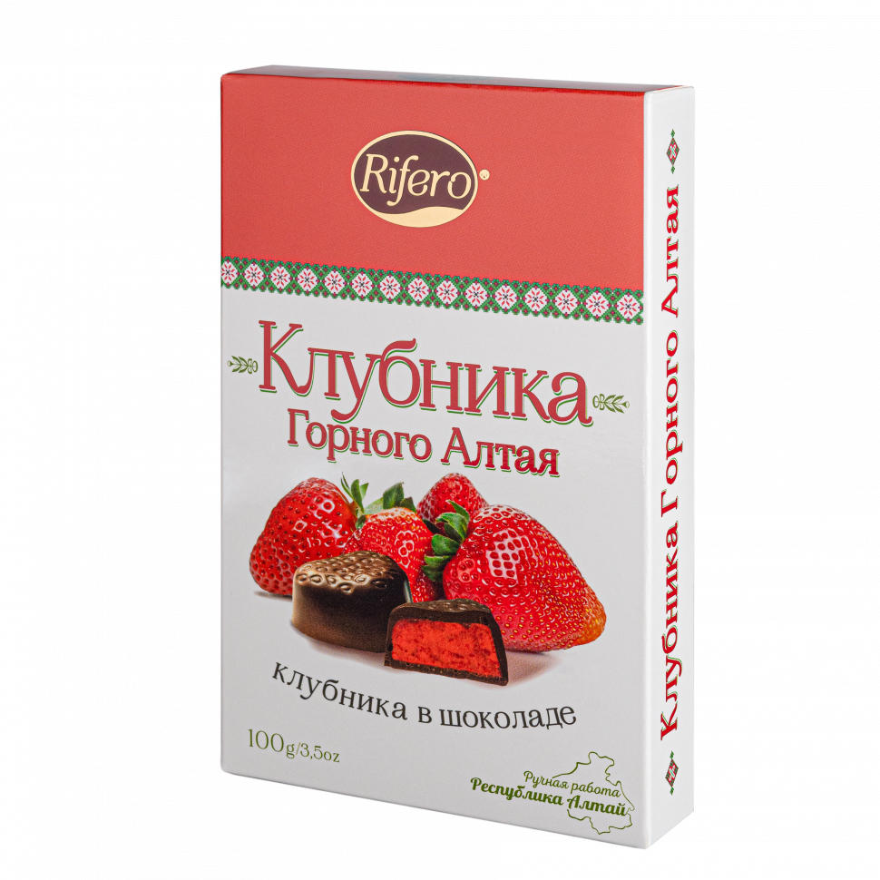  Риф и ко Конфеты "КЛУБНИКА Горного Алтая" 100г        в Петропавловске-Камчатском