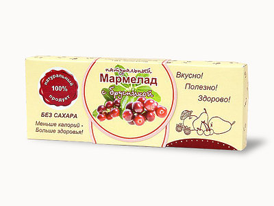 №2 Мармелад натуральный "Брусника" 140г в Петропавловске-Камчатском