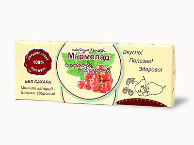 №2 Мармелад натуральный "Красная смородина" 140г в Петропавловске-Камчатском