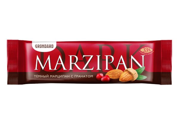 №1 TM Grondard     (10973) Батончики глазированные Марципановые ГРАНАТ, (24шт по 50г)       в Петропавловске-Камчатском