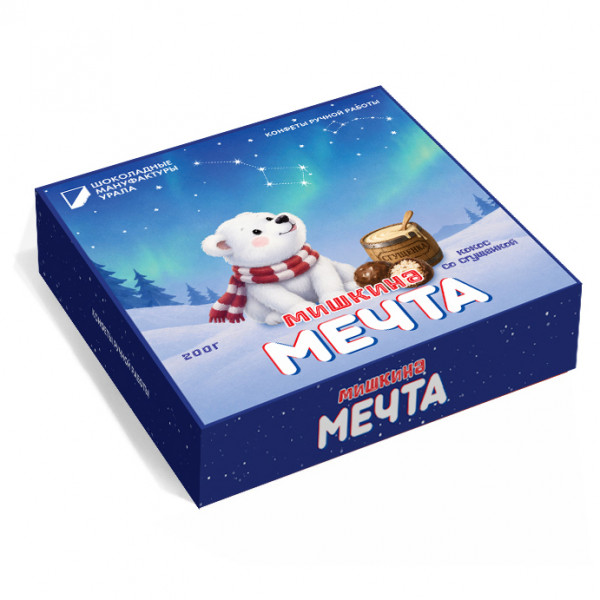 №1 Конфеты шоколадные "Мишкина Мечта" 200 гр   в Петропавловске-Камчатском